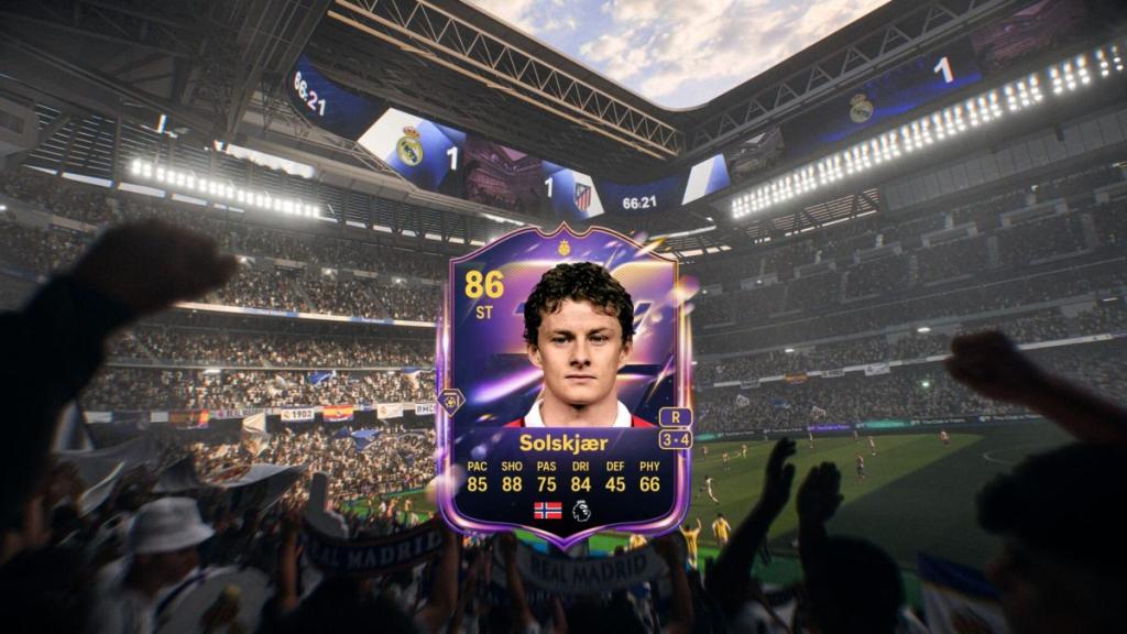 Cartão de herói Solksjaer no FC 26