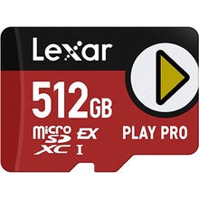 Cartão Expresso MicroSD Lexar Play PRO 512 GB (compatível com Nintendo Switch 2)