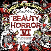 Livro para colorir para adultos A Bela do Terror 6