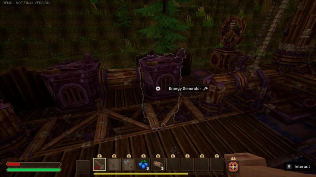 Um gerador de energia em Everwind