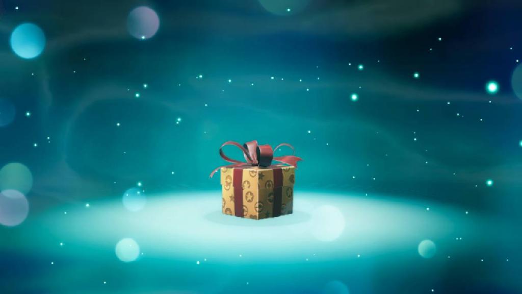 Uma captura de tela mostra a cena Mystery Gift que acontece em Pokémon Legends ZA