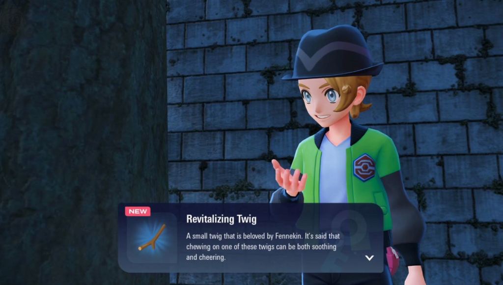 O personagem do jogador recebendo um Twig revitalizante em Legends ZA.