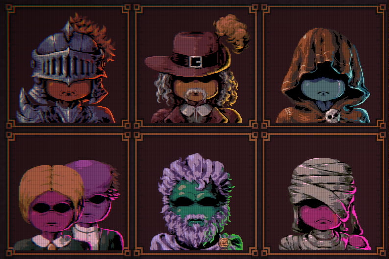 Seleção de personagem BALL x PIT
