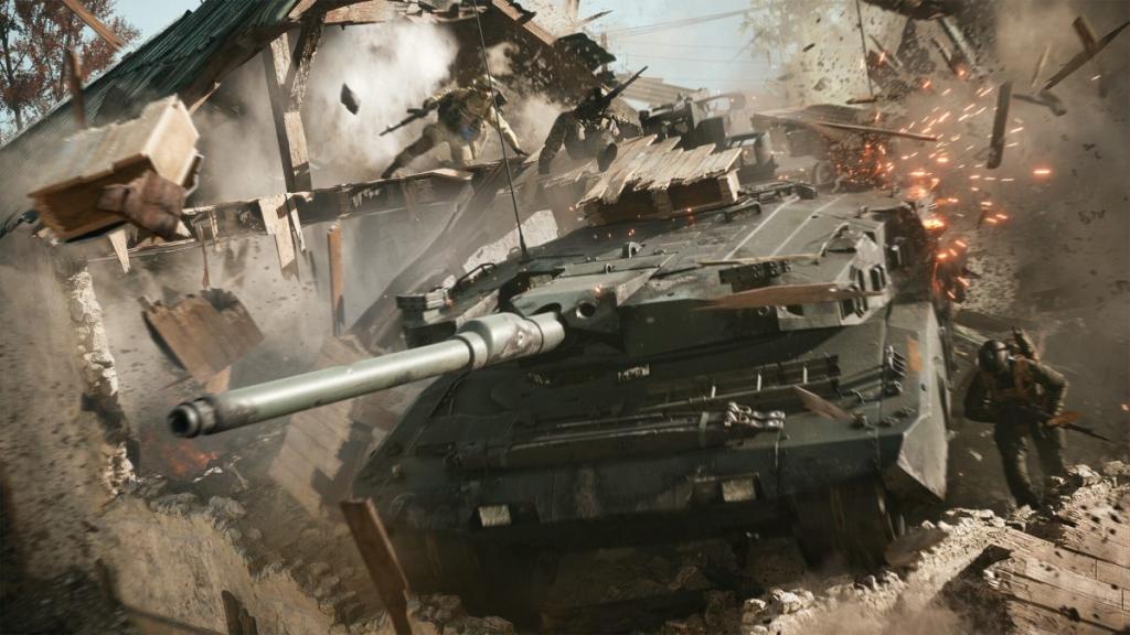 Um tanque no Battlefield 6