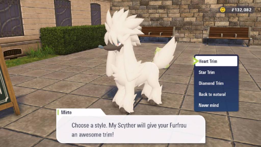 O Pokémon Furfrou é mostrado em Pokémon Legends ZA