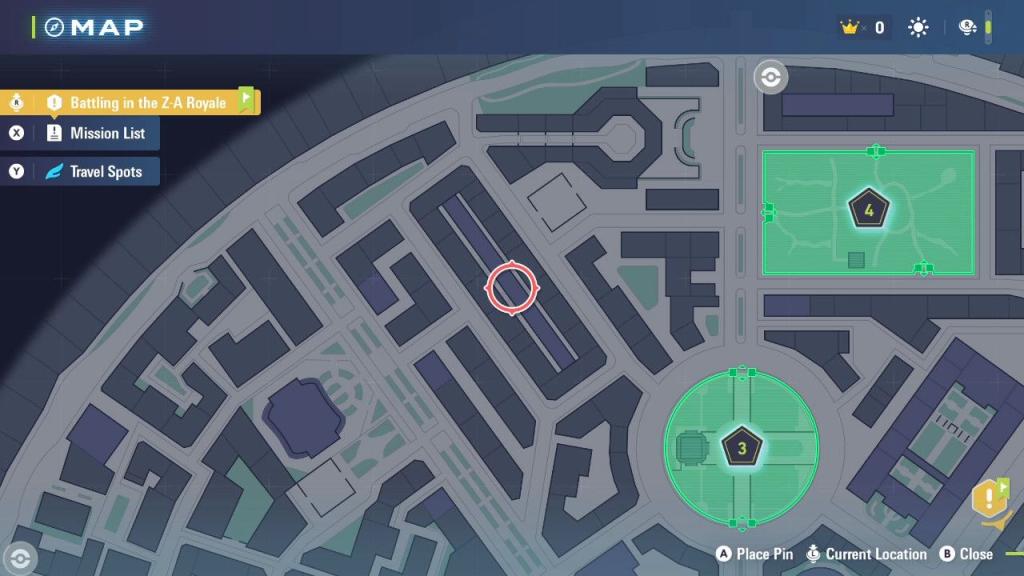 Localização de Riolu em Legends ZA