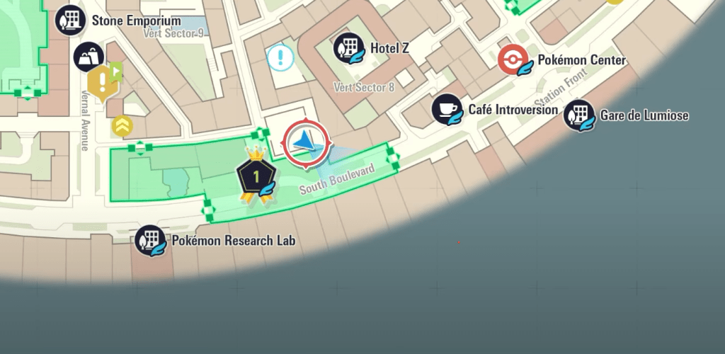 Localização de Touri em Legends ZA