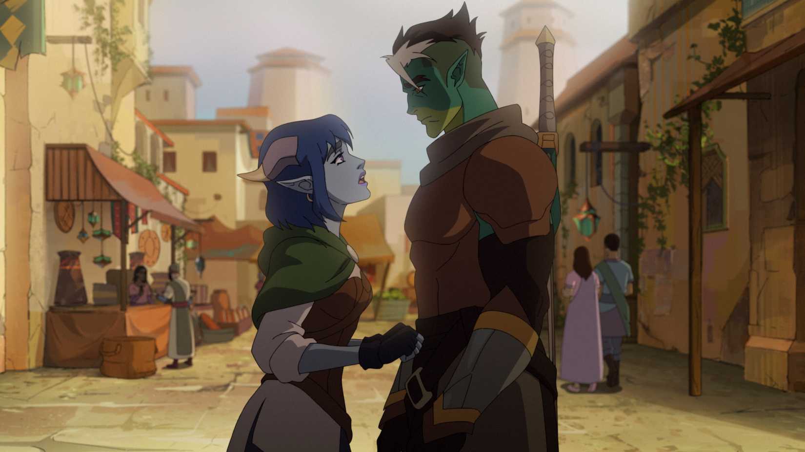 Jester e fiorde em The Mighty Nein