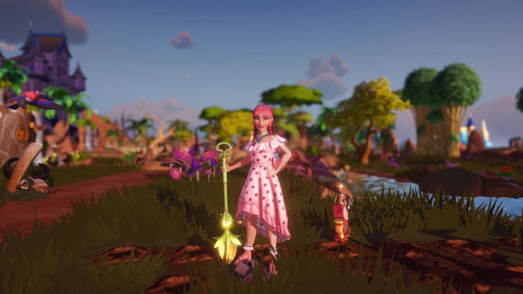 cavando argila no Disney Dreamlight Valley