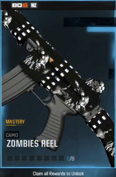 Camuflagem animada Zombies Reel BO6