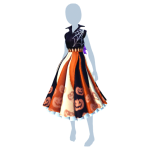 Vestido de festival assombrado em DDV