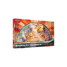 Coleção Premium Blaziken ex e Volcanion ex