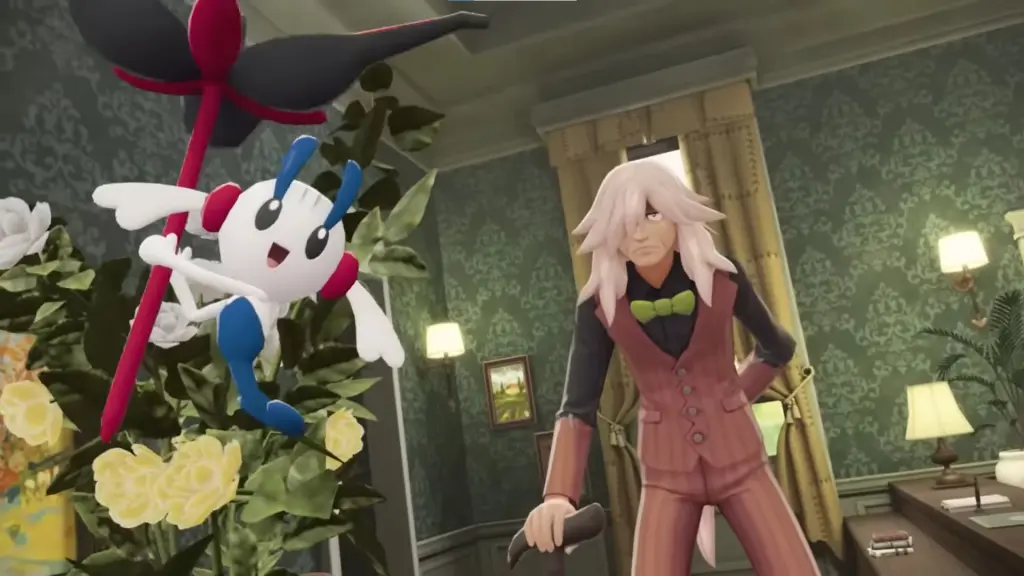 Captura de tela de AZ com Eternal Flower Floette no trailer de Pokémon Legends: ZA