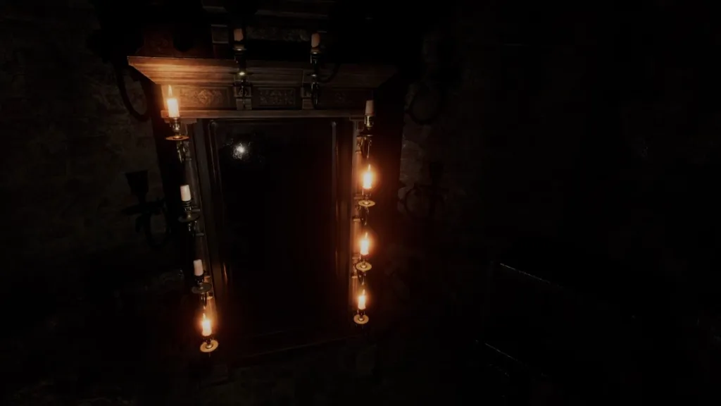 Acenda velas ao redor do espelho do Museu da Tortura para entrar no Outro Lado