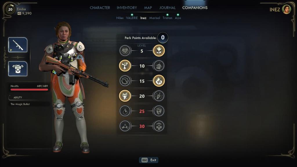 Inez, uma das companheiras de Outer Worlds 2.