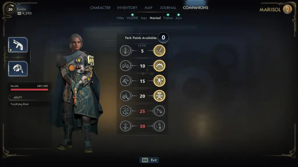 Marisol, uma das companheiras de Outer Worlds 2.