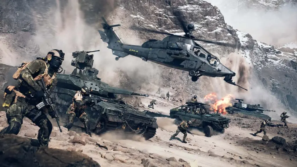 Combate de veículos do Battlefield 6