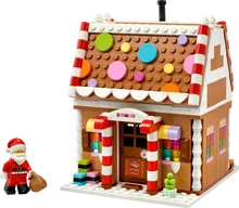 Casa de pão de gengibre festiva LEGO