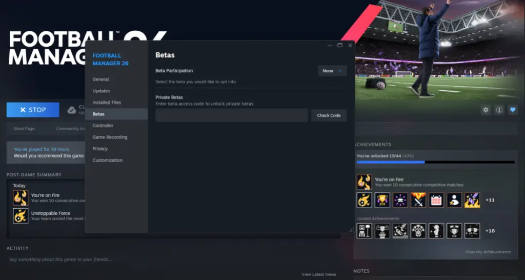 Gerente de Futebol 26 Beta