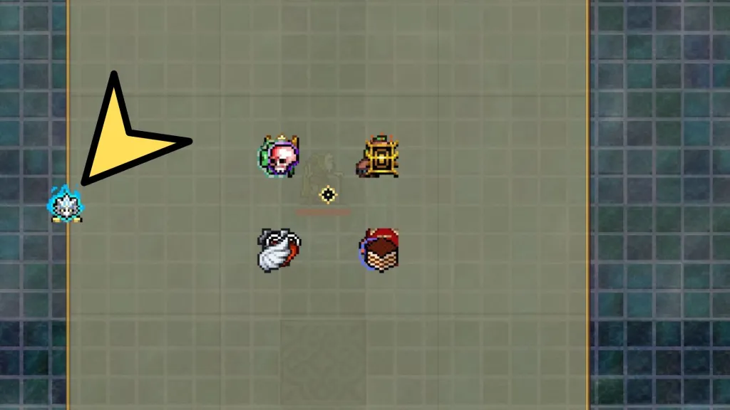 O mapa de Moongolow dos Sobreviventes de Vampiros mostrando a localização de Xanthia.