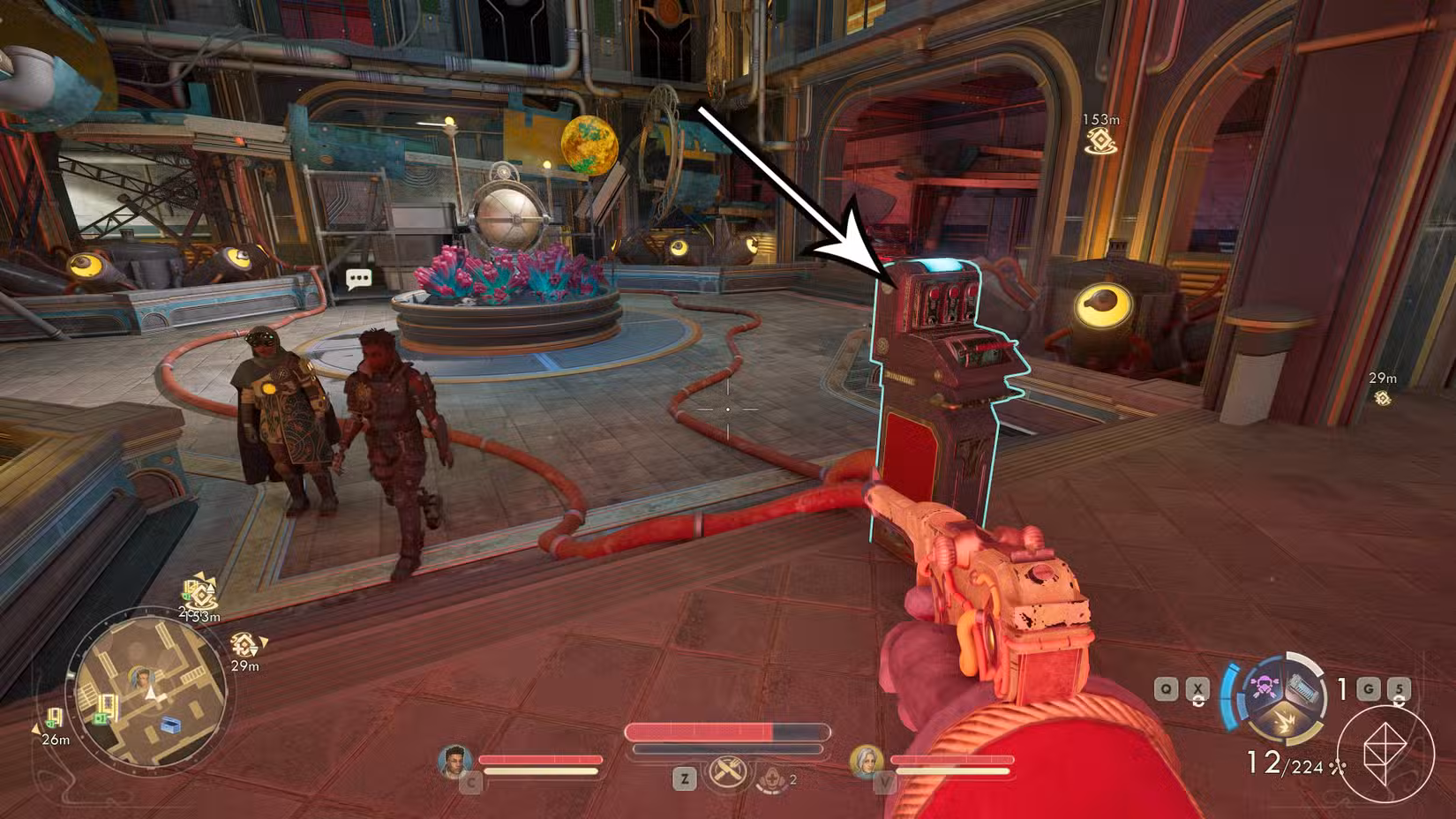 A solução para o quebra-cabeça do orbe em The Outer Worlds 2.