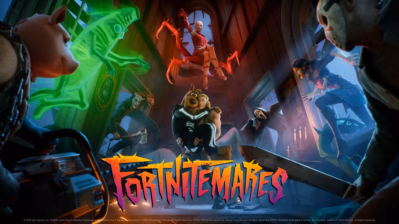 Tela de carregamento do Fortnitemares em Fortnite