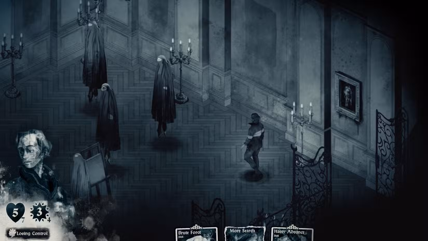 Um jogador do Eyes of Hellfire tropeça em uma sala cheia de fantasmas.