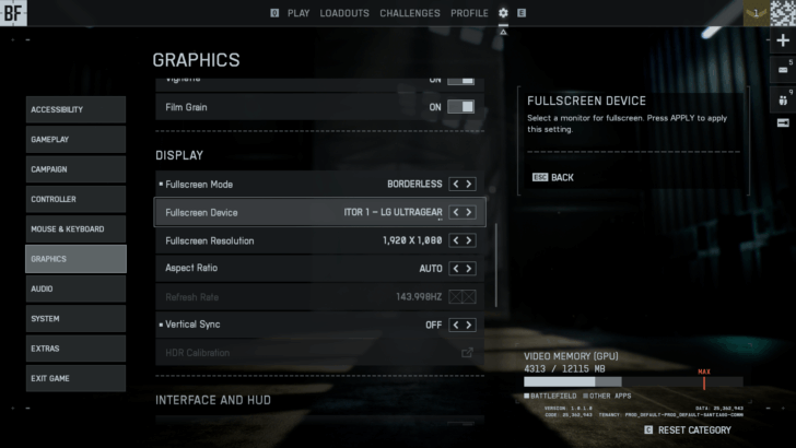 Configurações gráficas para Battlefield 6