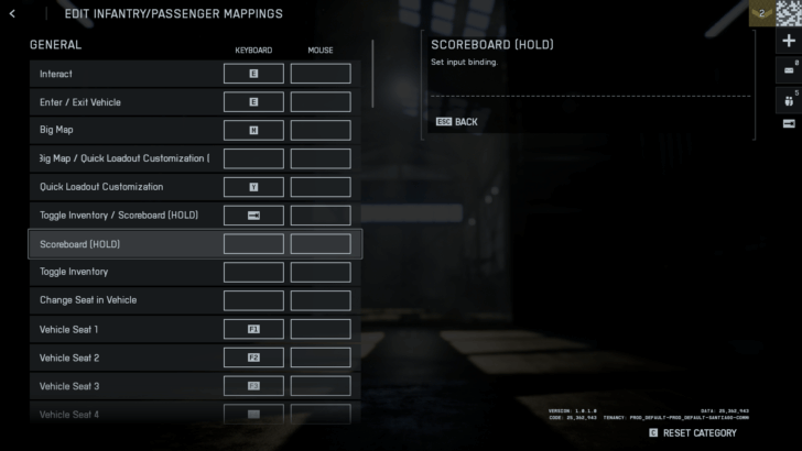 Ligações de controle padrão no Battlefield 6