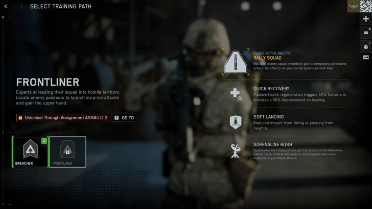 Classe Frontliner no Battlefield 6