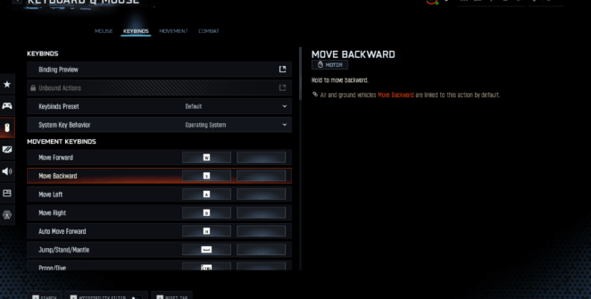 Controles padrão do Black Ops 7 beta