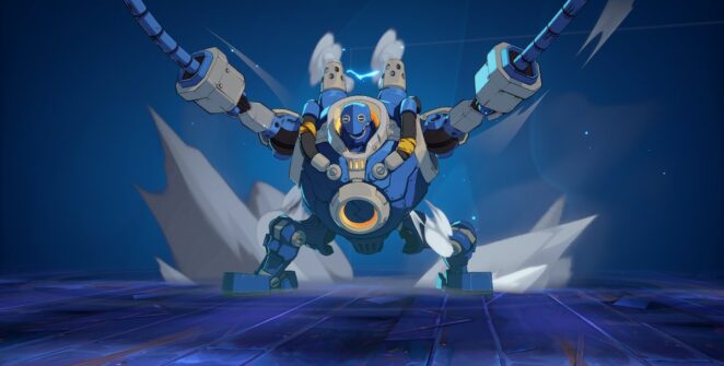 Blitzcrank usando um ataque especial em 2XKO