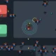 Poe andando pelo palco Ante Chamber em Vampire Survivors