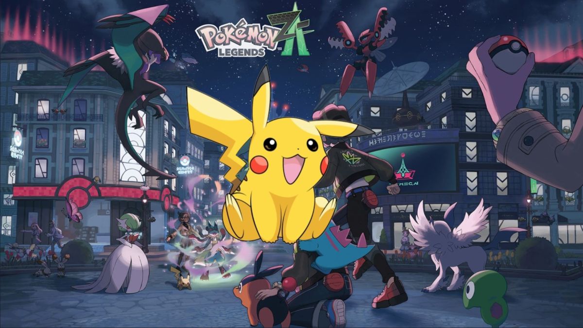 Pikachu na capa de Legends ZA
