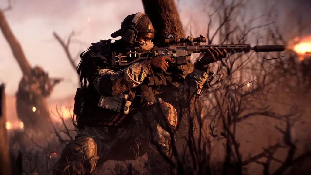 Soldado REDSEC do campo de batalha