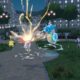 Pokémon lutando no modo Battle Royale de Pokémon Legends: ZA.