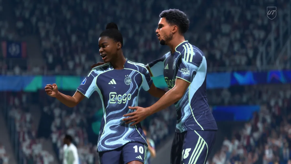 Jogadores comemorando no FC 26