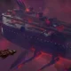 Uma enorme fragata na atualização de No Man’s Sky Breach