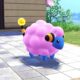 Shiny Mareep é mostrado em um telhado
