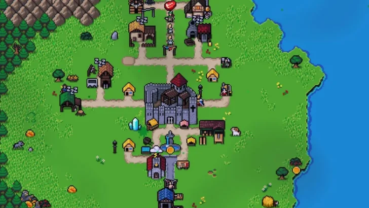 O reino principal em Super Fantasy Farm