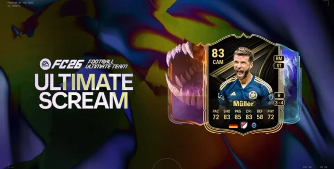 Cartão TOTW de Thomas Muller no FC 26