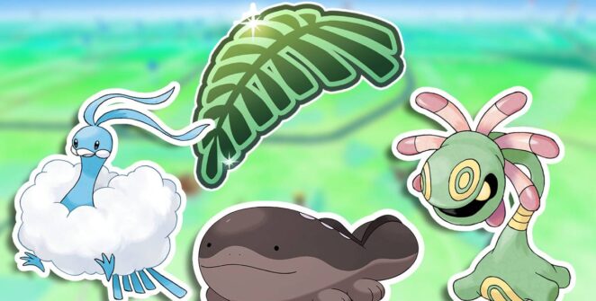 Os Pokémon Altaria, Clodsire e Cradilly estão todos visíveis, abaixo do ícone Pokémon Go Jungle Cup
