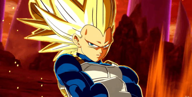 Super Saiyan 3 Vegeta cruzando os braços em Dragon Ball Sparking Zero.
