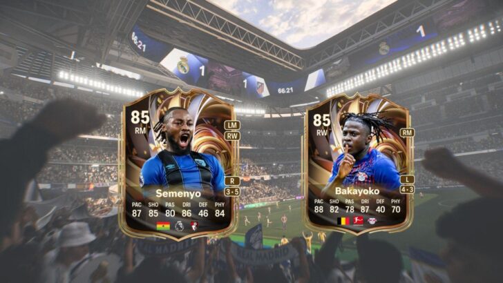 Avaliações de Bakayoko e Semenyo Recarregar itens no FC 26