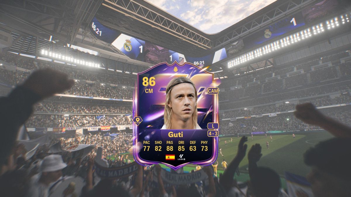 Cartão Guti Base Hero em FC 26