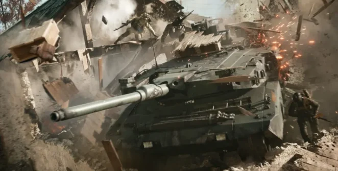 Um tanque no Battlefield 6