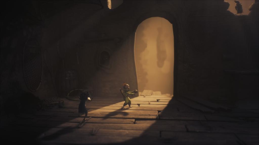 Sozinho pegando a primeira boneca de Little Nightmares 3