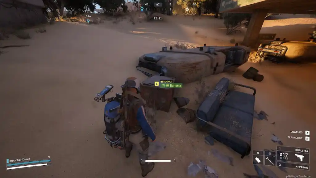 Localização do cache de armas de espionagem industrial ARC Raiders
