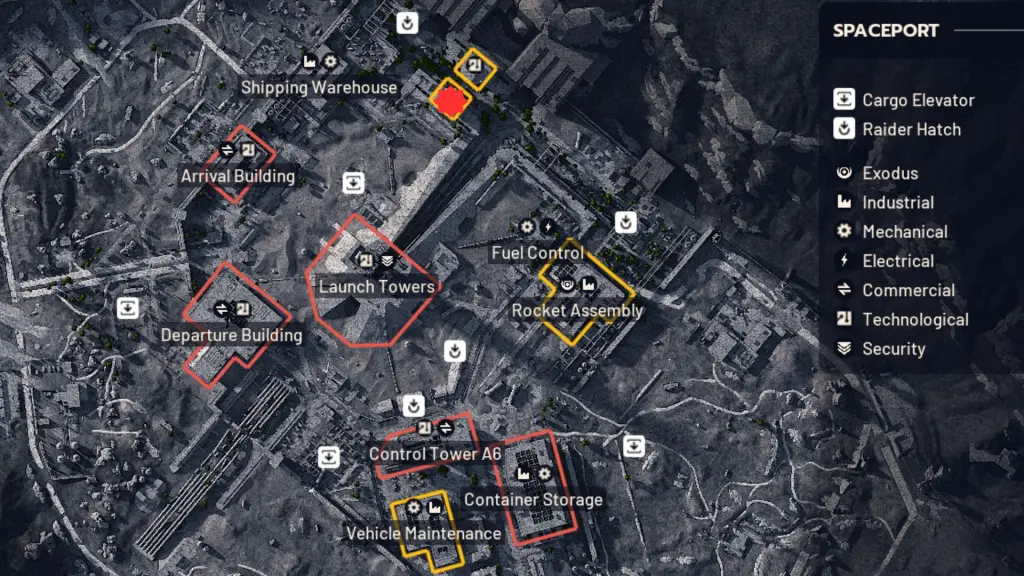 Localização da Torre South Trench em ARC Raiders