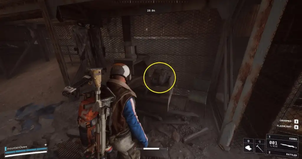Uma missão do Símbolo da Unificação ARC Raiders
